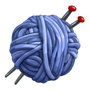 иконка network, клубок, нитки, вязание