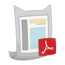 иконка pdf, файл