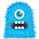 иконка Blue Monster, монстр, монстрик