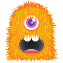 иконка Orange Monster, монстр, монстрик