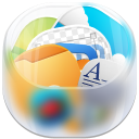 иконка recycle bin full, полная корзина, мусор
