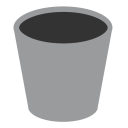 иконка Trash empty, пустая корзина