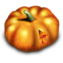 иконка Bloody Pumpkin, кровавая тыква, хэллоуин, halloween