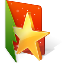 иконка Favorites Folder, избранное, новый год, звезда