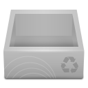 иконка recycle bin, пустая корзина