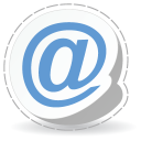 иконка собака, at, почта, email, mail