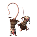 иконки Crash and Eddie, ледниковый период