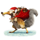 иконка Scrat, ледниковый период, новый год
