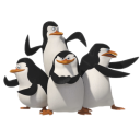 иконка Penguins, пингвины, мадагаскар, пингвин