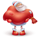 иконка santa gift, новый год, подарки, дед мороз, рождество, Christmas, санта клаус, санта
