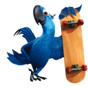 иконка Blue, попугай, рио, rio