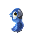 иконка Blue young, попугай, рио