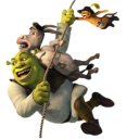 иконки Shrek and Donkey and Puss 2, шрек