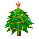 иконка New Year Tree, новогодняя елка, новый год