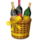 иконка алкоголь, вино, праздник, basket