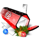 иконка почта, почтовый ящик, письмо, письма, новый год, рождество, email