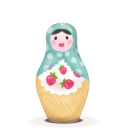 иконки матрешка, matryoshka