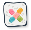 иконки суши, еда, sushi