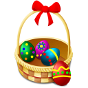 иконка пасха, корзина, яйцо, яйца, basket