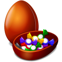 иконки шоколадное яйцо, пасха, chocolate egg