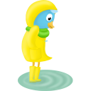 иконки лужа, после дождя, raincoat