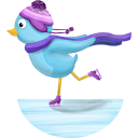 иконки зима, skating