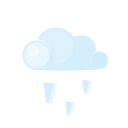 иконка град, погода, lightcloud, grain