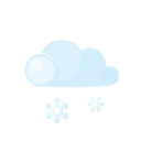 иконка снег, погода, lightcloud, sleet