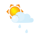 иконка дождь, солнце, погода, sun, littlecloud, rain