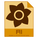 иконка adobe illustrator, иллюстратор