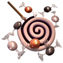 иконка леденец, конфета, хэллоуин, сладости, spiral, bonbons