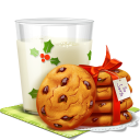 иконка печенье, рождество, уют, молоко, печенье с молоком, новый год, cookies