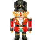 иконка щелкунчик, новый год, рождество, nutcracker