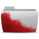 иконка папка, кровь, folder, bloody