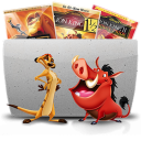 иконка папка, тимон и пумба, folder, lion