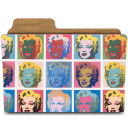 иконка папка, винтаж, винтажная папка, мерлин монро, marilyn