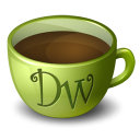 иконка dreamweaver, coffee