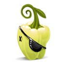 иконки перец, пират, pepper