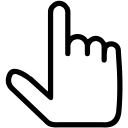 иконка pointer, рука, выбрать, указывать