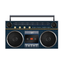 иконки boombox, магнитофон