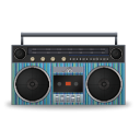 иконки boombox, магнитофон