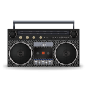 иконки boombox, магнитофон