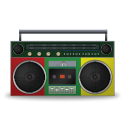 иконки boombox, магнитофон