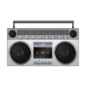 иконки boombox, магнитофон