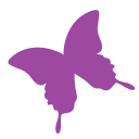 иконки indesign, бабочка