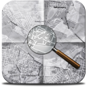 иконка map, карта, поиск