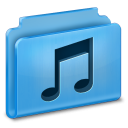 иконка music, музыка, мои аудиозаписи, папка, folder