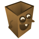 иконка trash empty, пустая корзина
