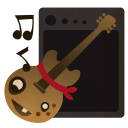 иконка garageband, гитара