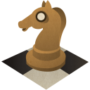 иконки chess, шахматы, конь